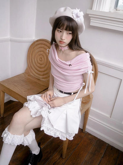 Angel Heart Ballet Top With Bow