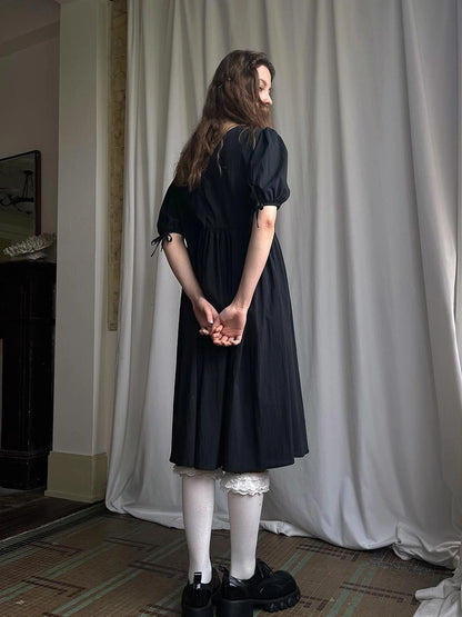 Angel S Tears Tempera Print T Shirt Dress V Neck Long Sleeve