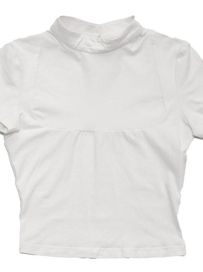 Daytoday Angel Tears Feather Cross Dark Graphic Cotton T-Shirt