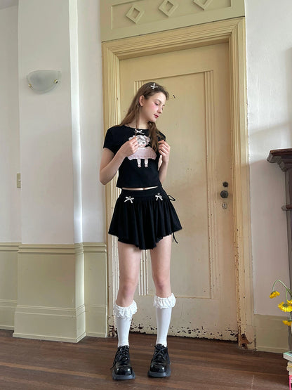 Ballet Skirt with Detachable Layers and Safety Shorts