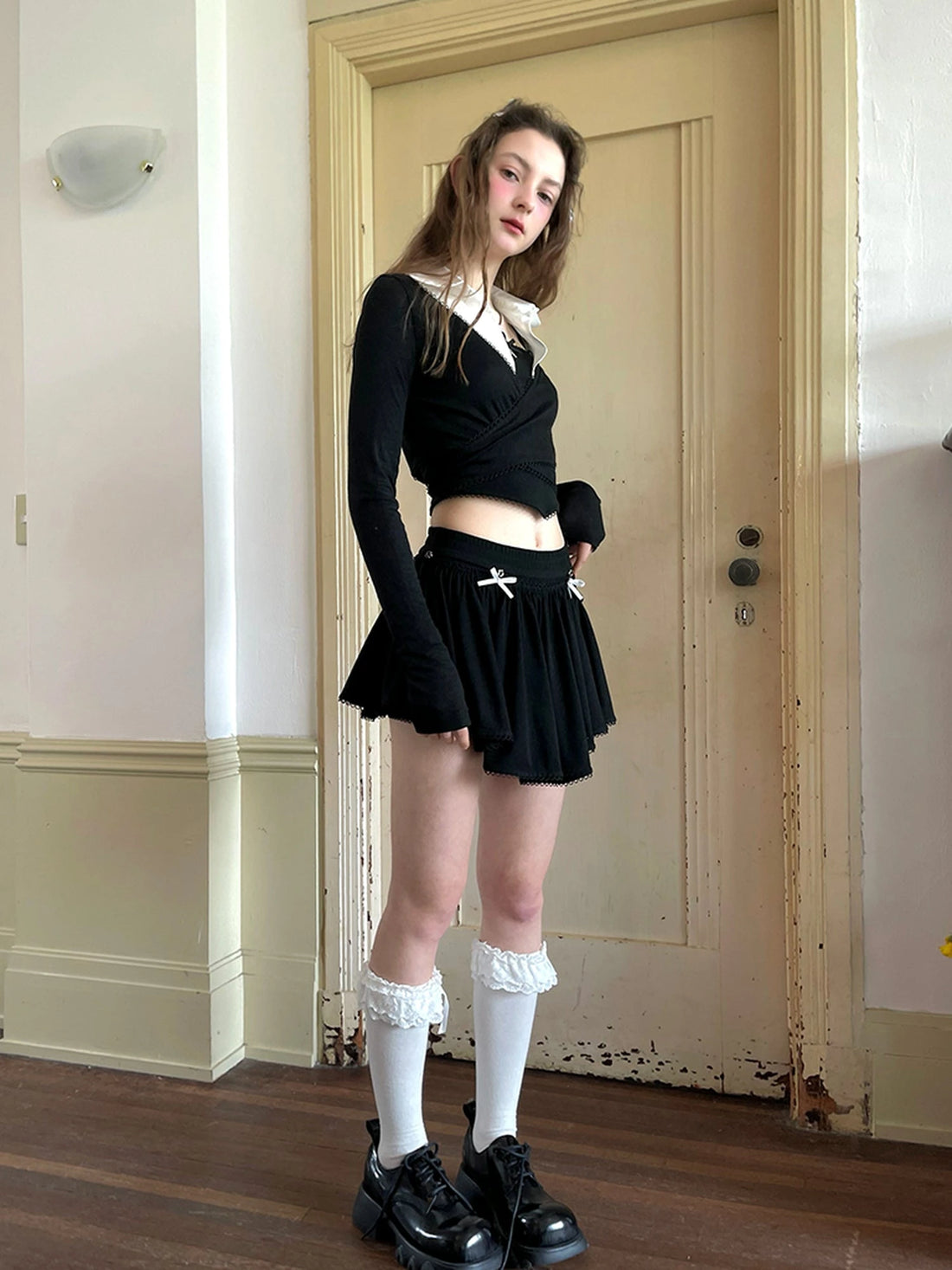 Ballet Skirt with Detachable Layers and Safety Shorts