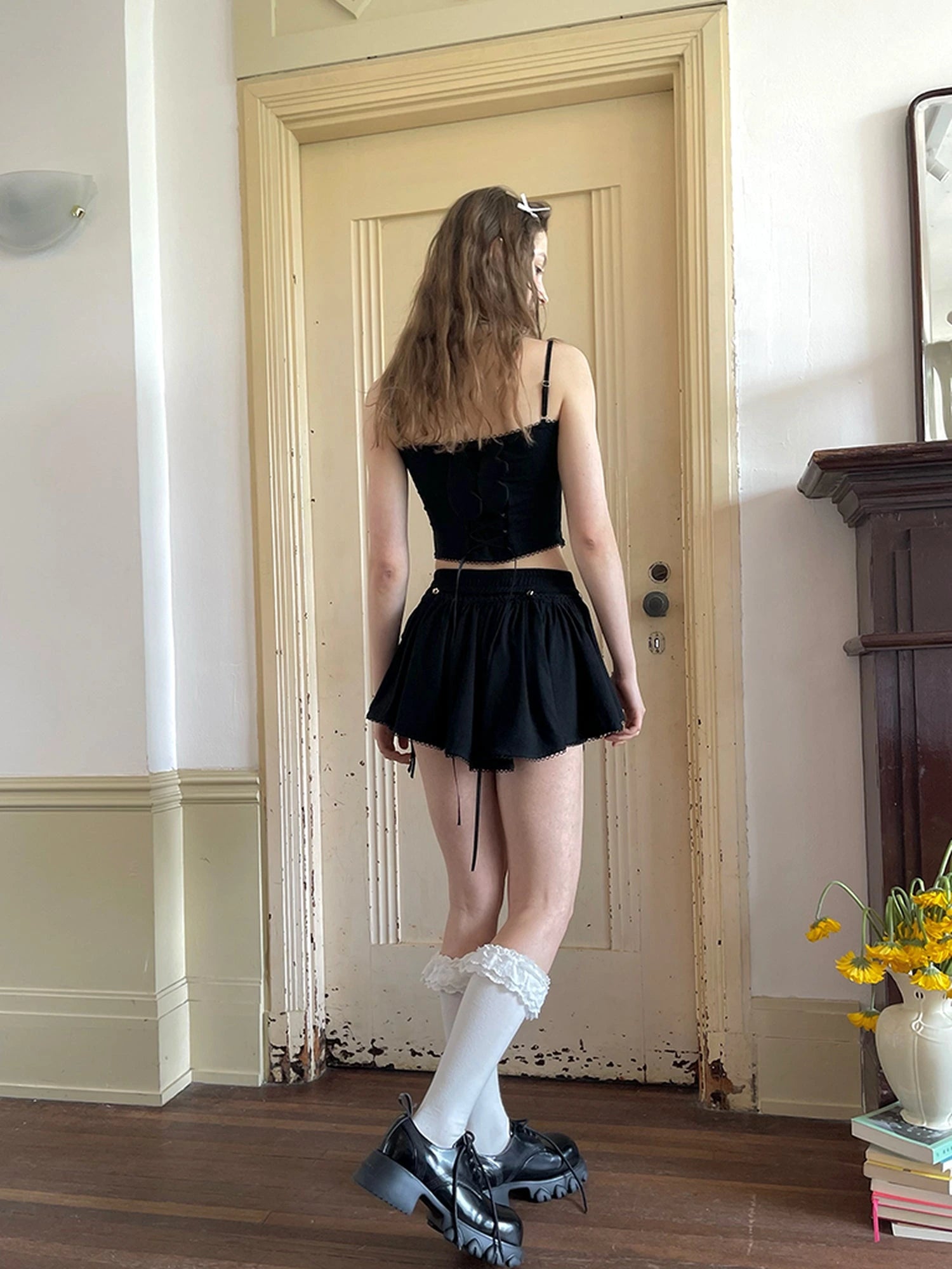 Ballet Skirt with Detachable Layers and Safety Shorts