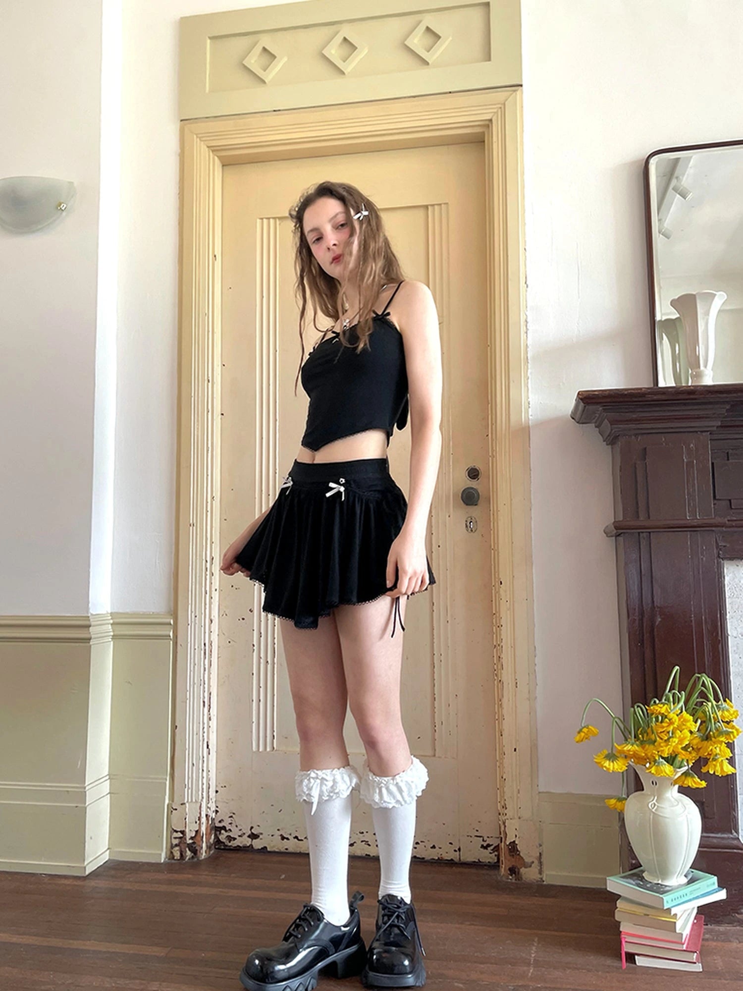 Ballet Skirt with Detachable Layers and Safety Shorts