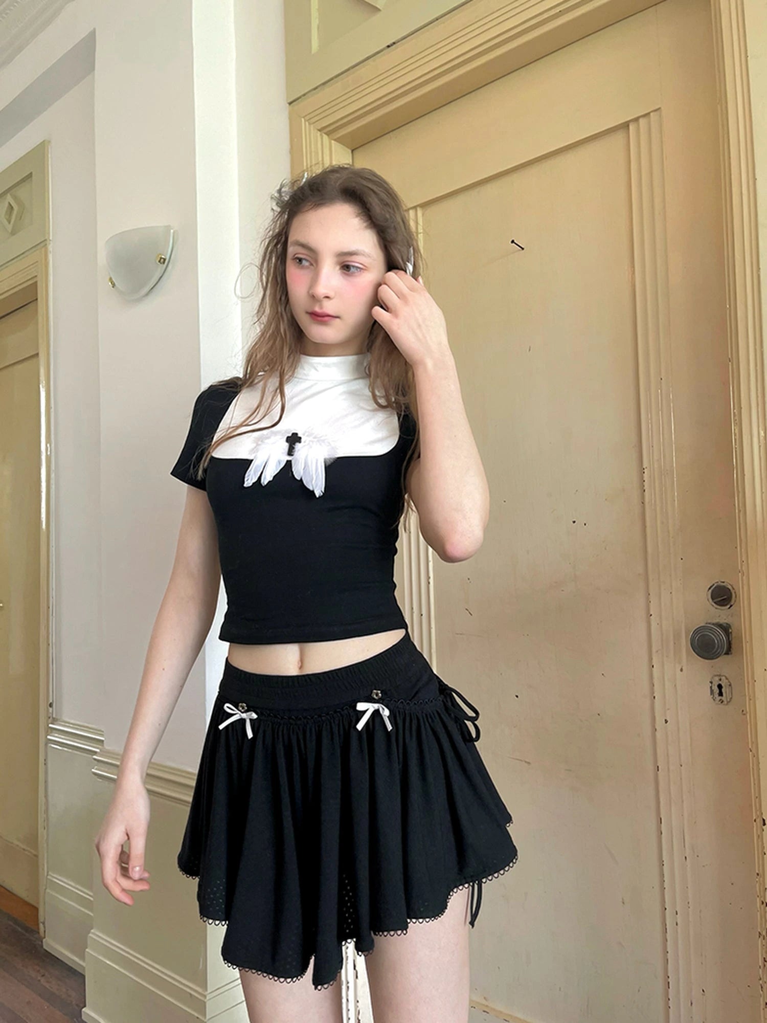 Ballet Skirt with Detachable Layers and Safety Shorts