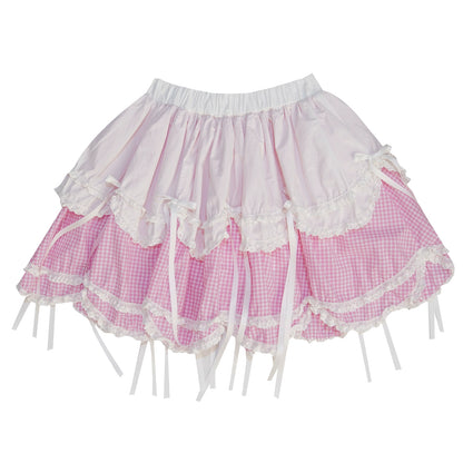 Daytoday_Butterfly_Bow_Double_Layer_Plaid_Mini_Skirt_MISSTT
