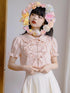 Daytoday Butterfly Bow Short Shirt Blouse