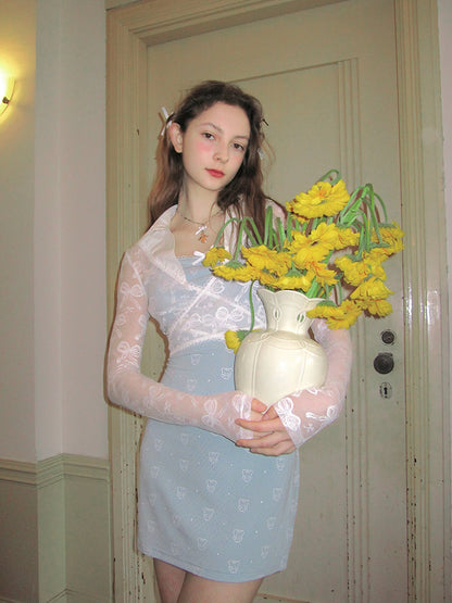 Butterfly Lace Up Crossover Ballet Top