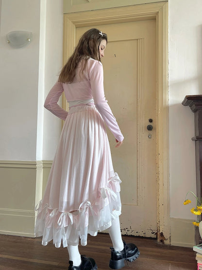 Butterfly Lace Up Crossover Ballet Top