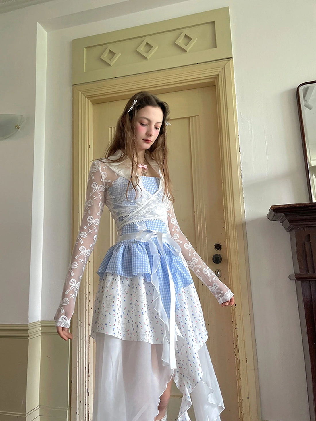 Butterfly Lace Up Crossover Ballet Top