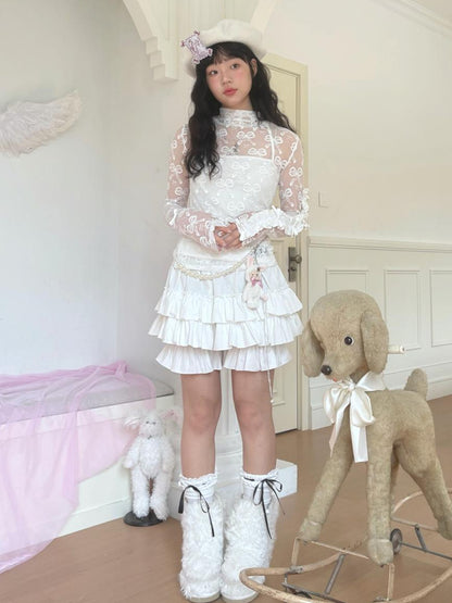 Daytoday Cotton Stretch Waistband Bubble Shorts