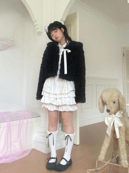 Daytoday Cotton Stretch Waistband Bubble Shorts