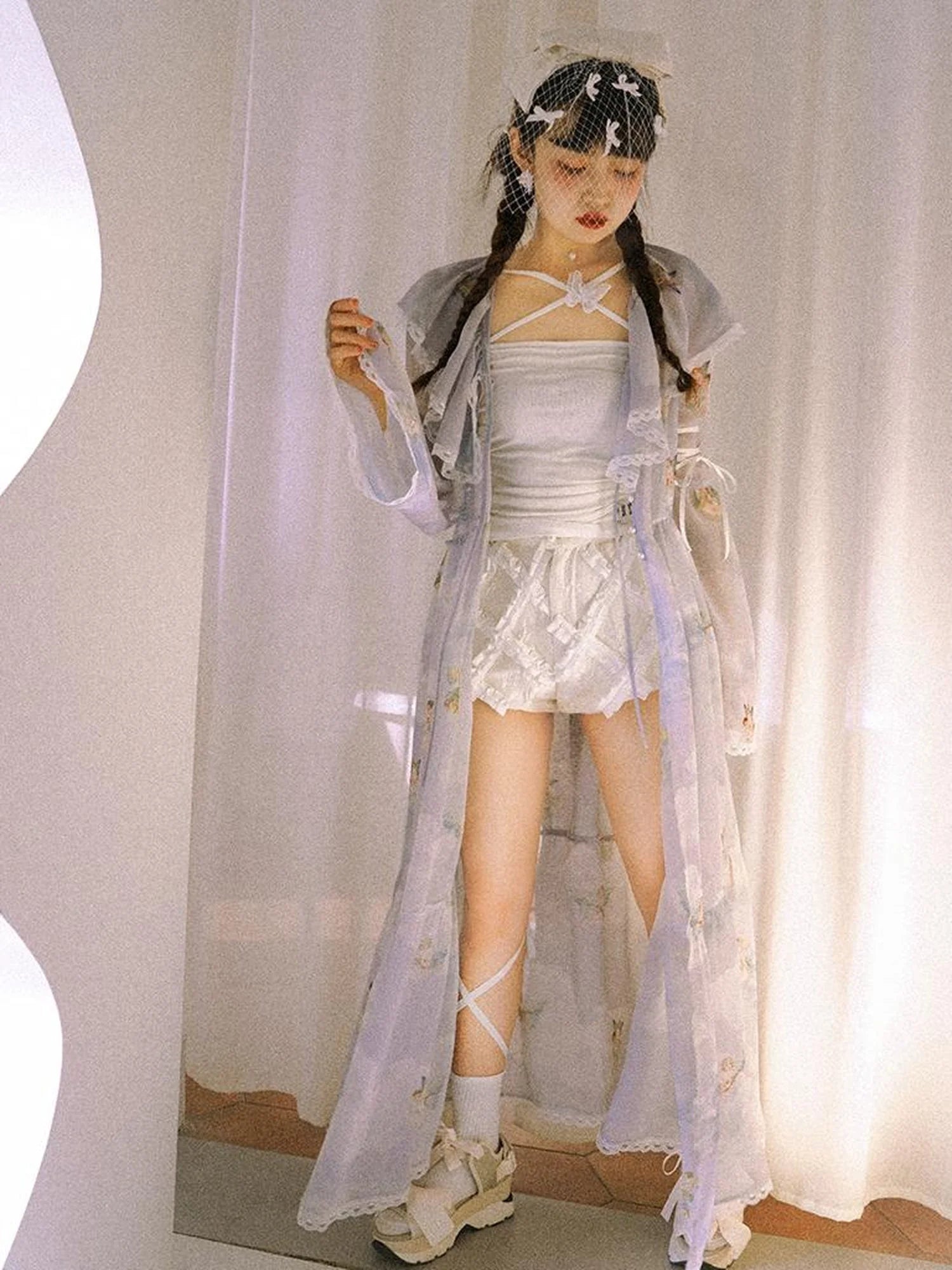 Cross Strap Camisole Knit Vest