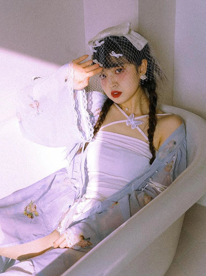 Cross Strap Camisole Knit Vest