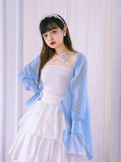 Cross Strap Camisole Knit Vest