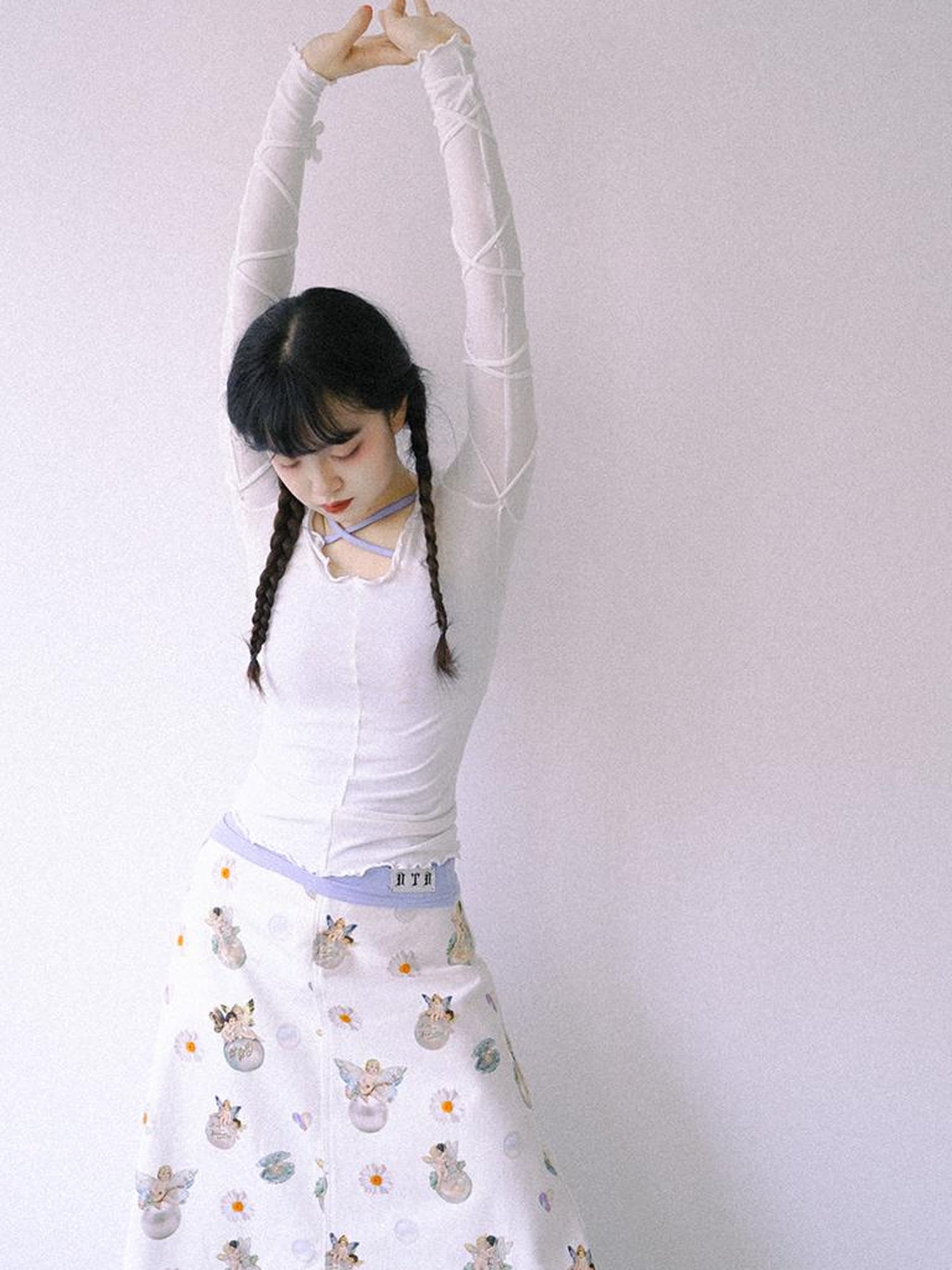 Daytoday Cross Strap Camisole Knit Vest