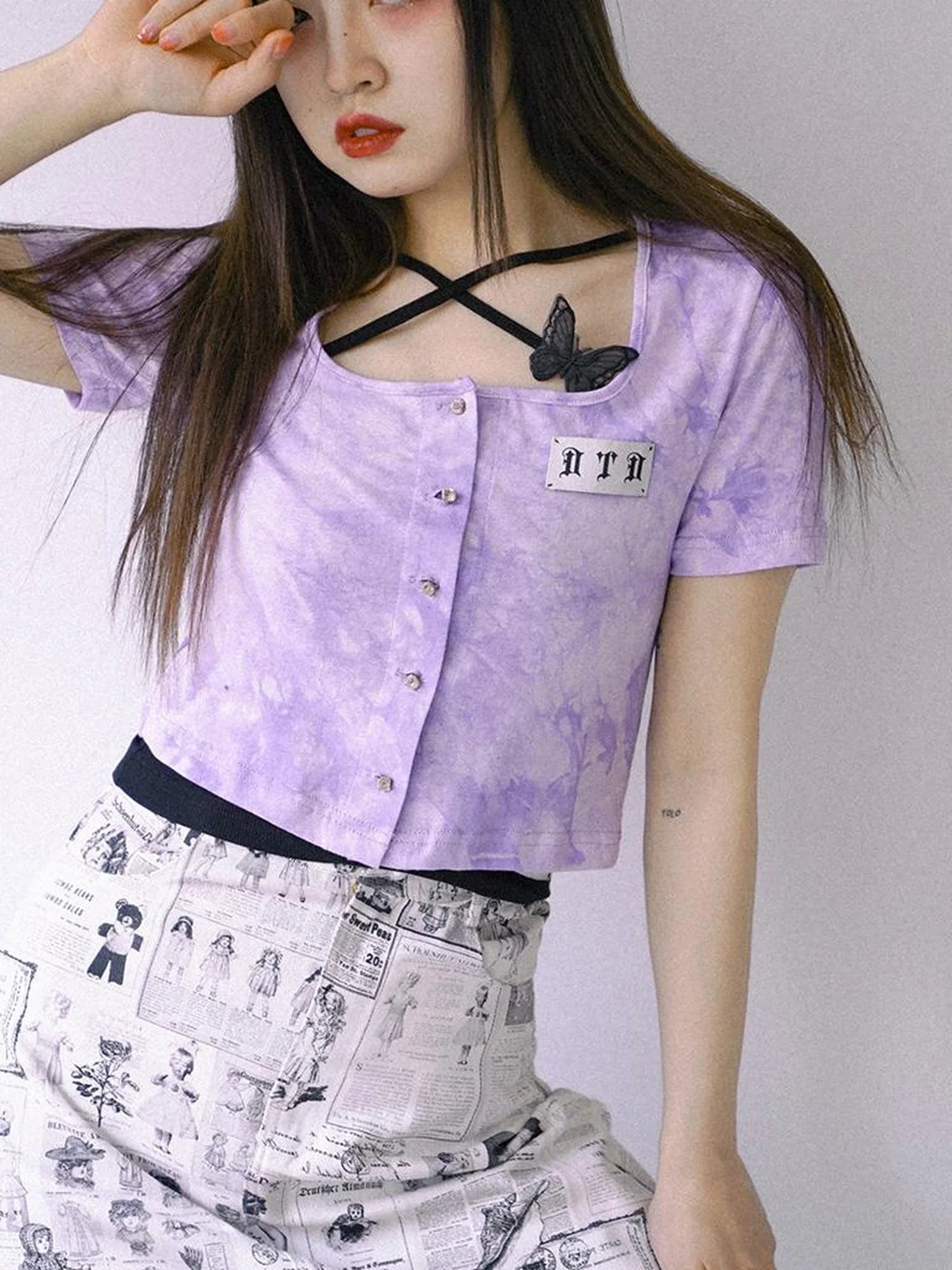 Cross Strap Camisole Knit Vest