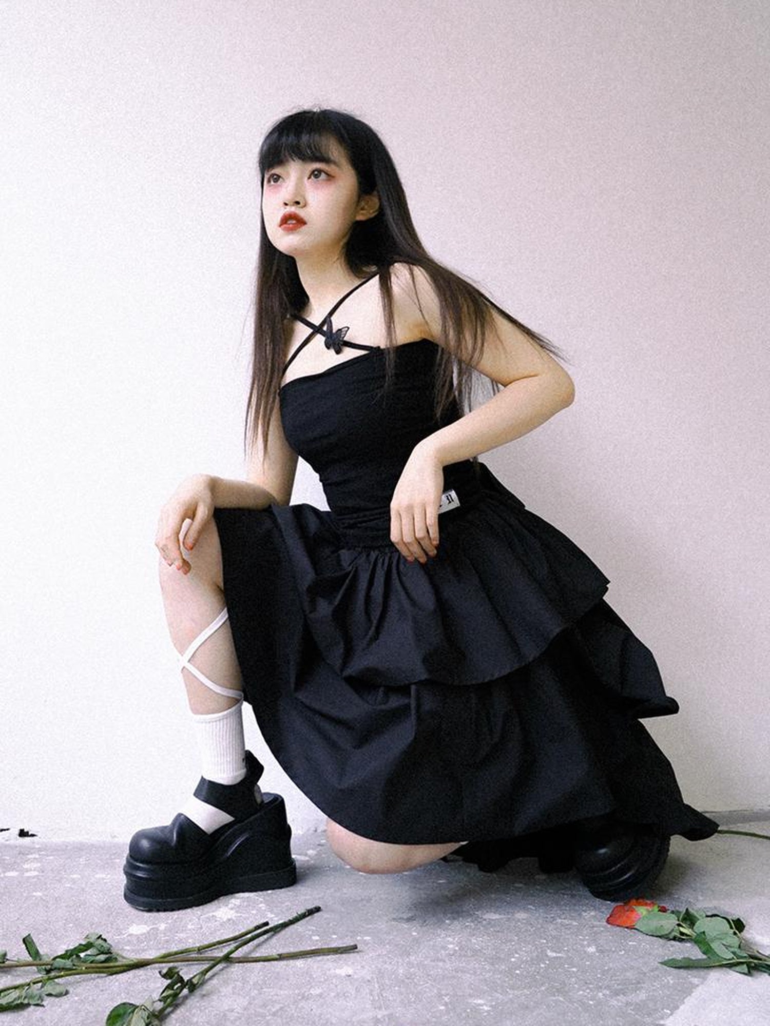 Daytoday Cross Strap Camisole Knit Vest