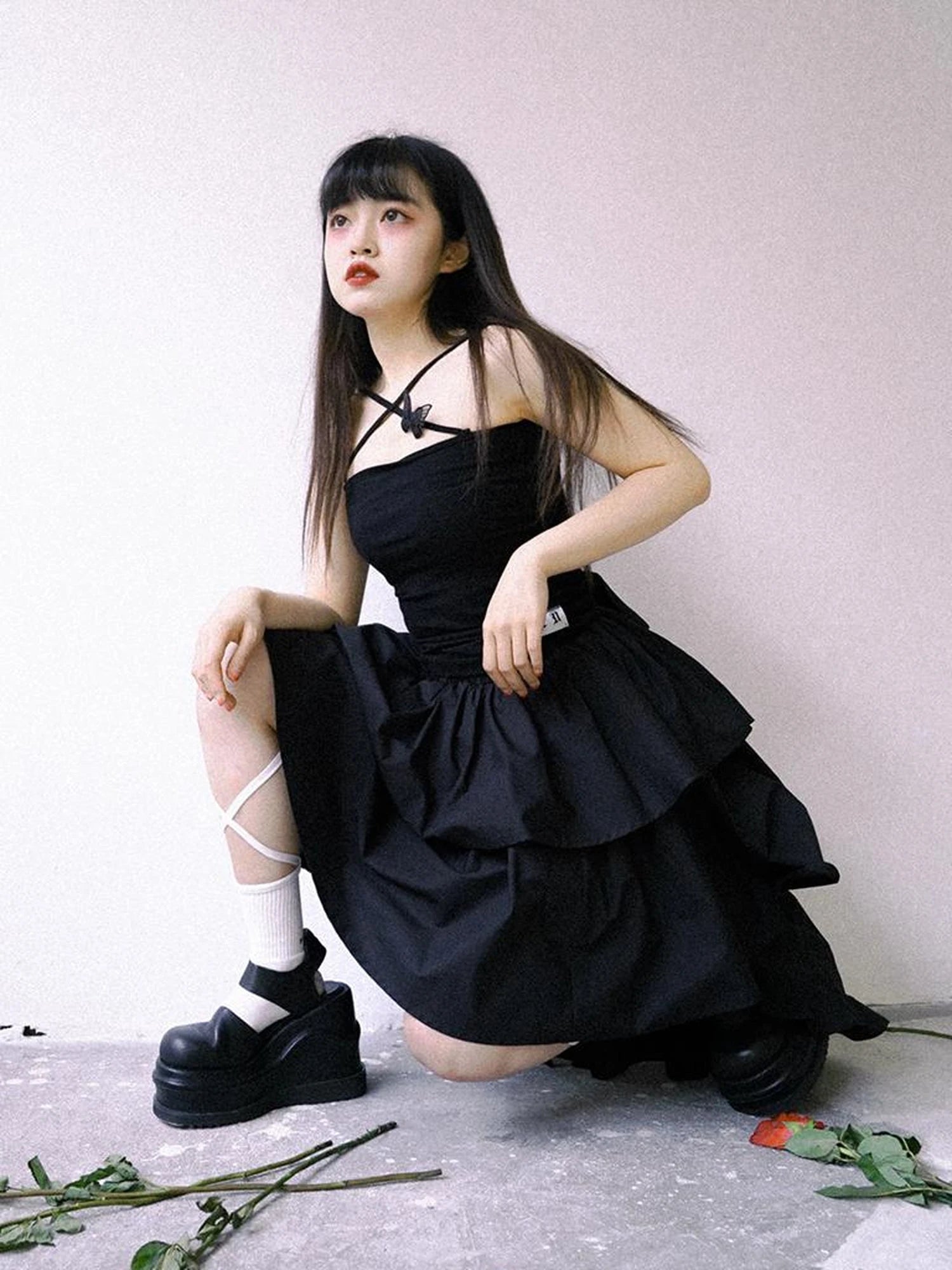 Cross Strap Camisole Knit Vest