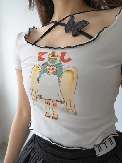 Cross Strap Camisole Knit Vest