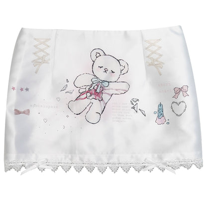 Daytoday_Cute_Bear_Print_Bow_Short_Skirt_MISSTT