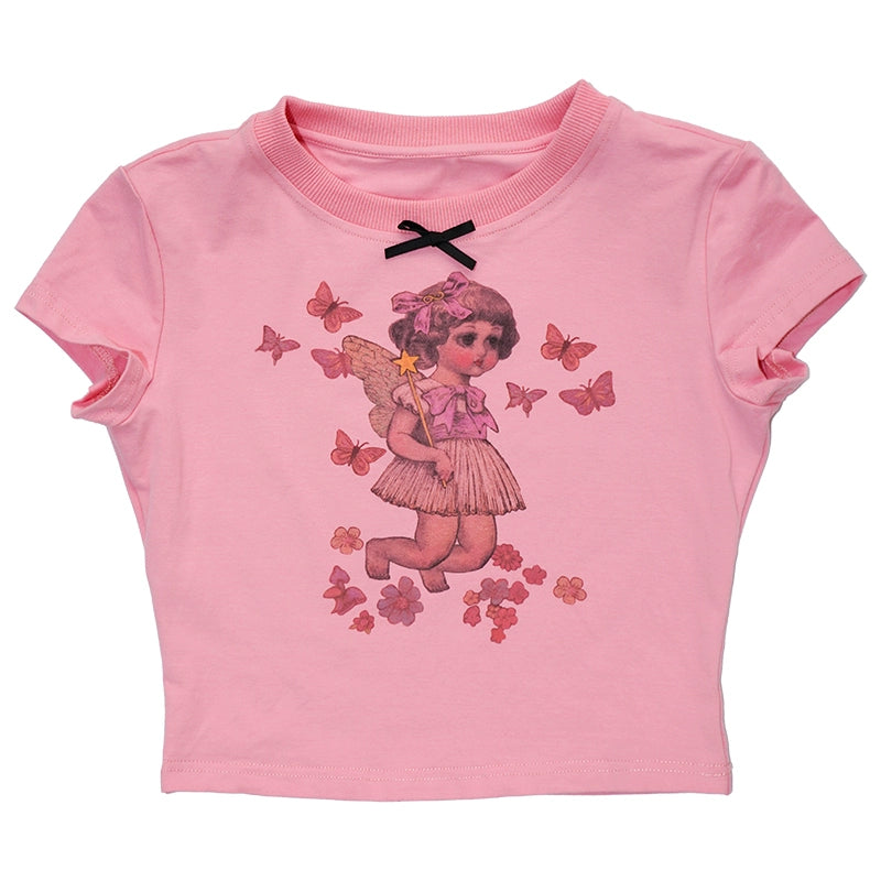 Daytoday_Cute_Fairy_T_Shirt_Angel_Tears_Rude_Fish_Collab_V_Neck_Long_Sleeve_MISSTT
