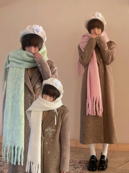 Day To Day Absurd Garden Fringed Scarf