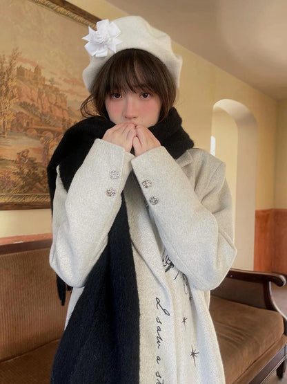 Day To Day Absurd Garden Fringed Scarf