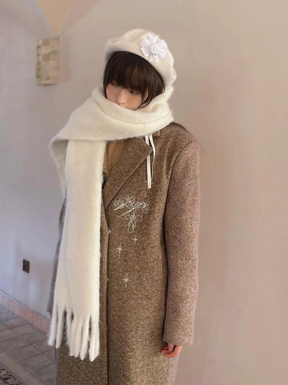 Day To Day Absurd Garden Fringed Scarf