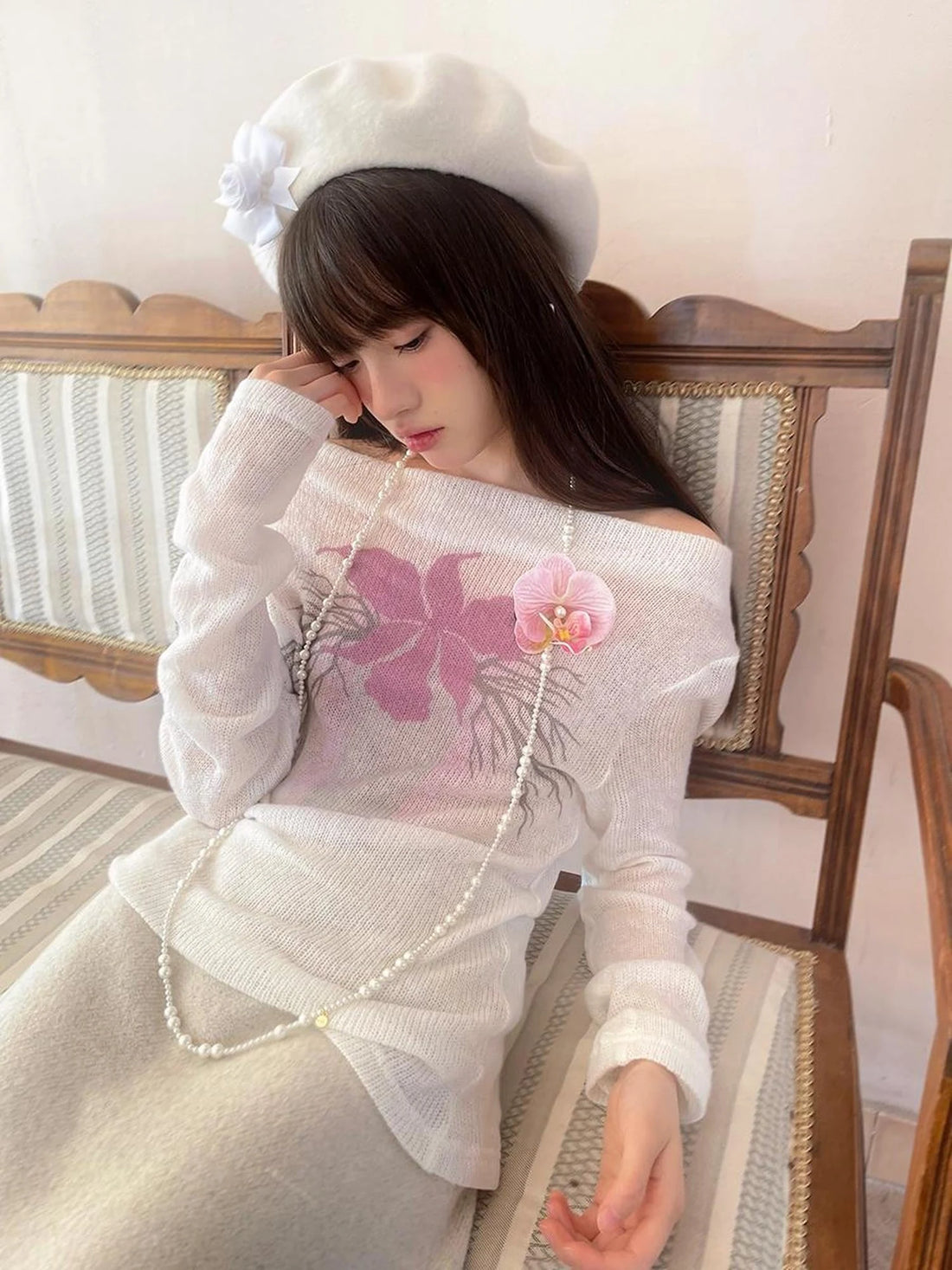 Day To Day Iris Gradient Knit Top