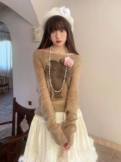 Day To Day Iris Gradient Knit Top