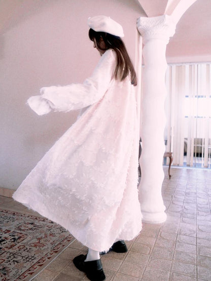 Daytoday Daytoday Print Angel Garden Long Sleeve Dress