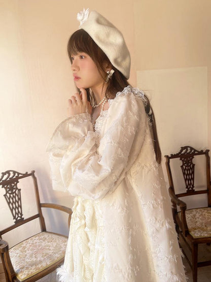 Daytoday Daytoday Print Angel Garden Long Sleeve Dress