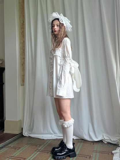 Detachable Wing Sleeve Long Cross Shirt