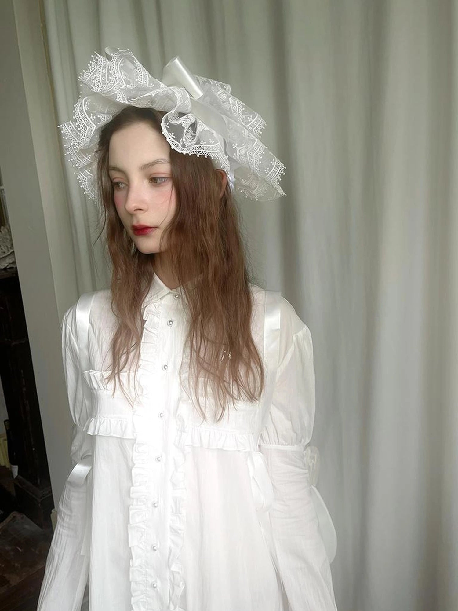 Detachable Wing Sleeve Long Cross Shirt