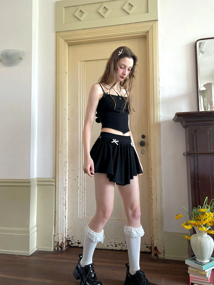 Detachable Wings Bear Print Cami Top