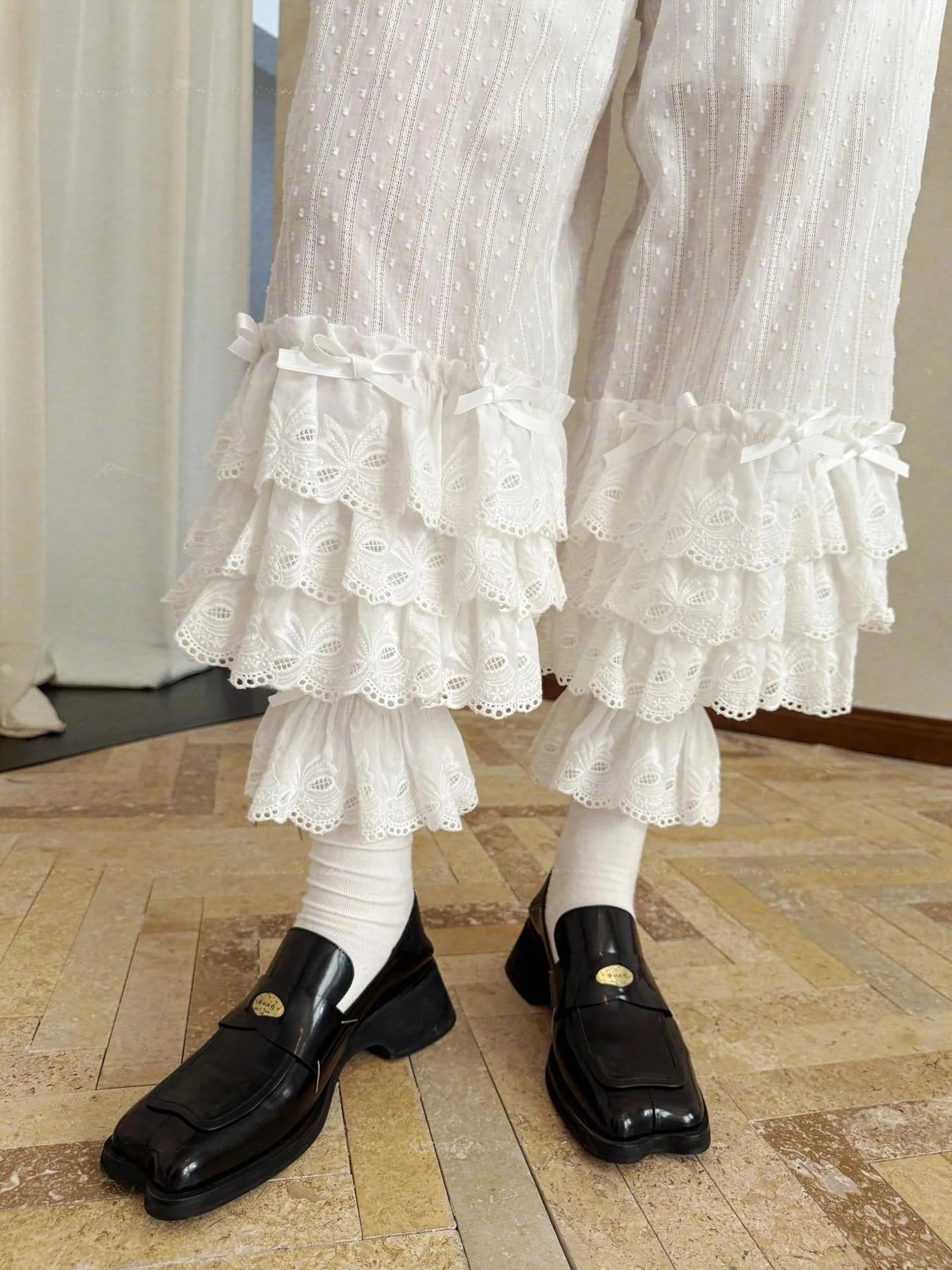 Fairy Tale Bubble Bloomers With Layered Bow