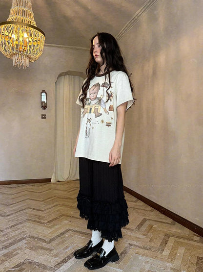 Fairy Tale Bubble Bloomers With Layered Bow