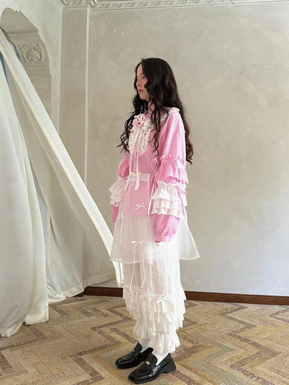 Fairy Tale Bubble Bloomers With Layered Bow