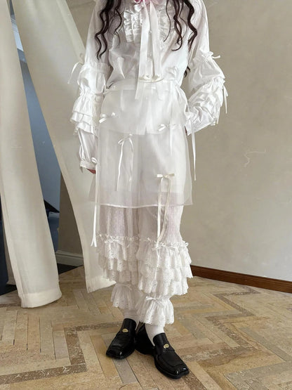 Fairy Tale Bubble Bloomers With Layered Bow