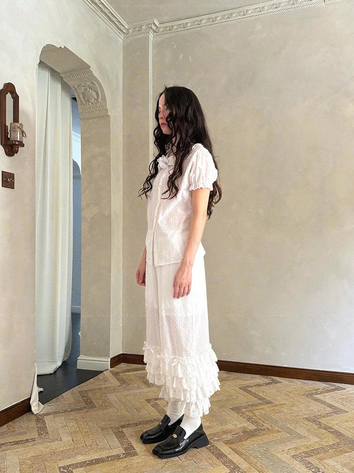 Fairy Tale Bubble Bloomers With Layered Bow