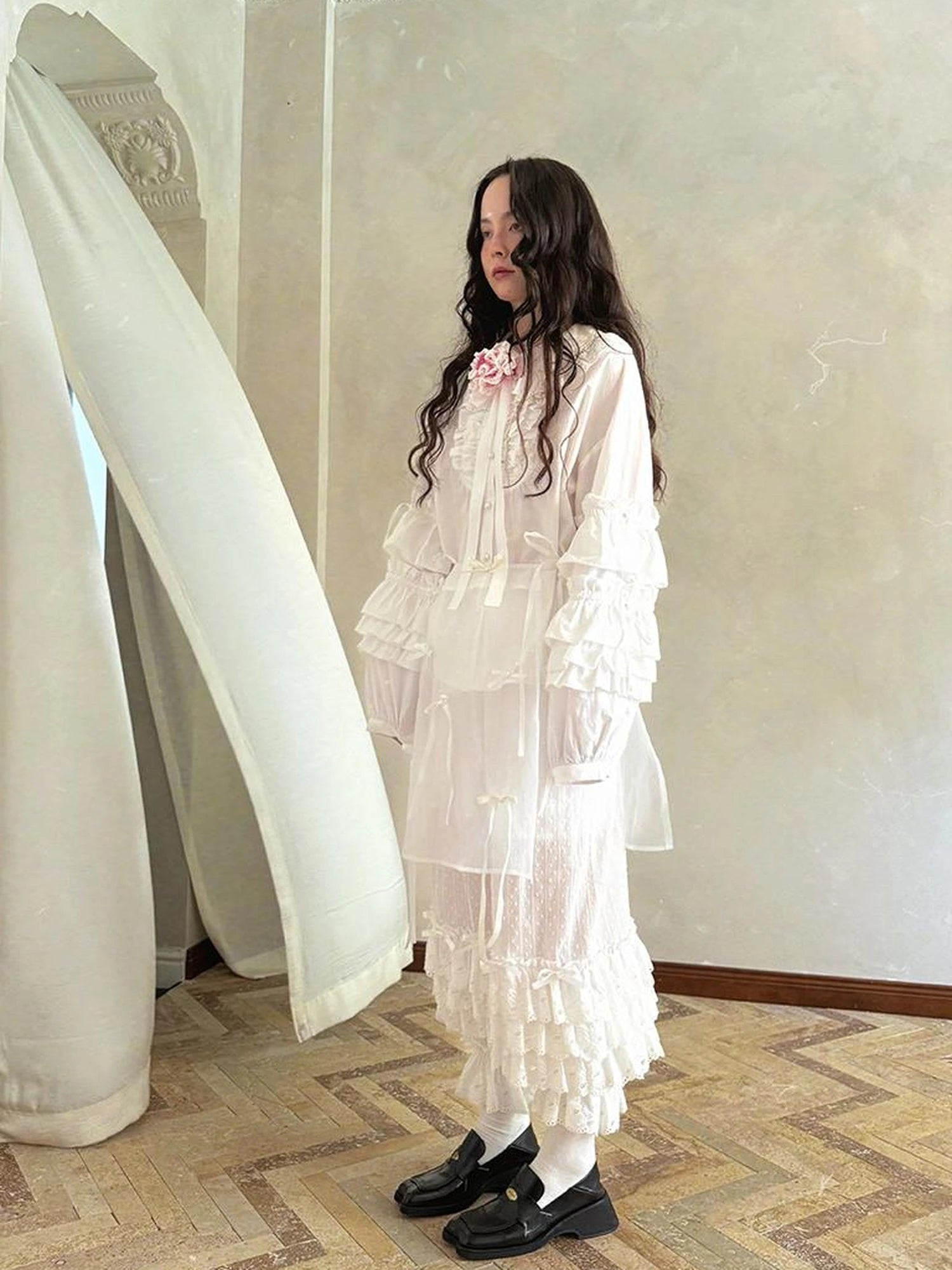 Fairy Tale Bubble Bloomers With Layered Bow