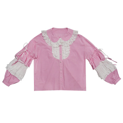 Daytoday_Fairy_Tale_Lace_Trim_Floral_Print_Blouse_V_Neck_T_Shirt_Long_Sleeve_MISSTT