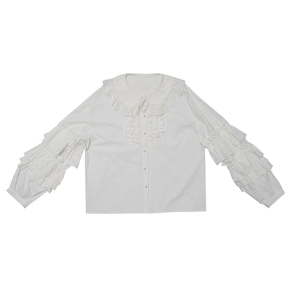 Daytoday_Fairy_Tale_Lace_Trim_Floral_Print_Blouse_V_Neck_T_Shirt_Long_Sleeve_MISSTT