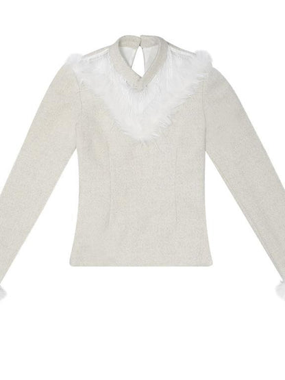 Daytoday Floral Embroidered Lace Qipao Blouse