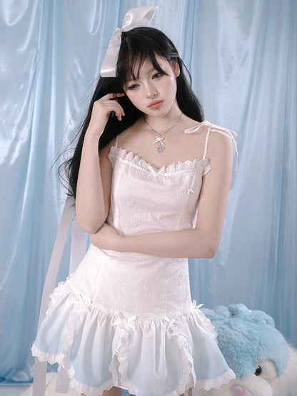 Daytoday Gradient Petal Teddy Bear Slip Dress