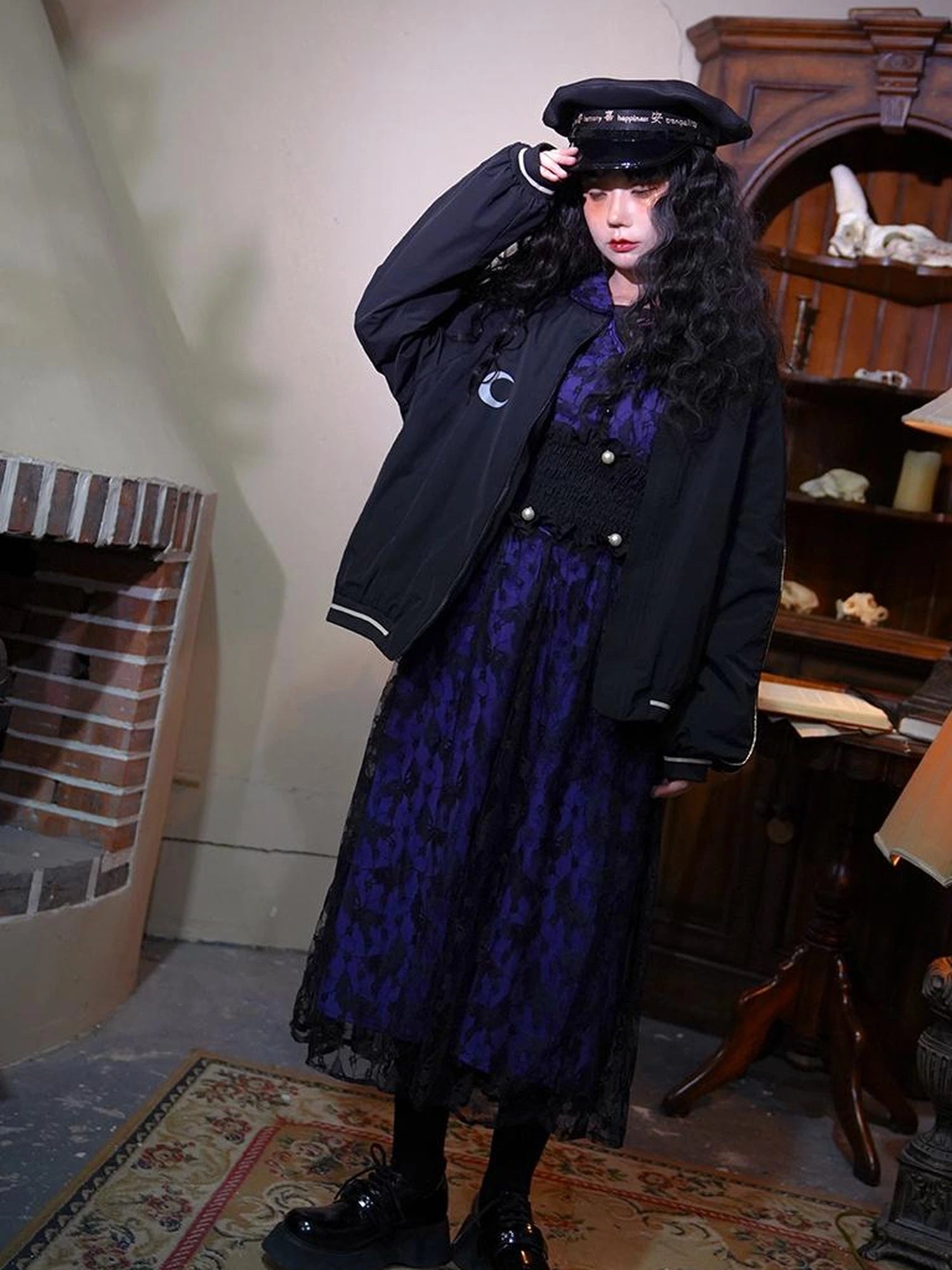 Harmony Embroidered Navy Cap