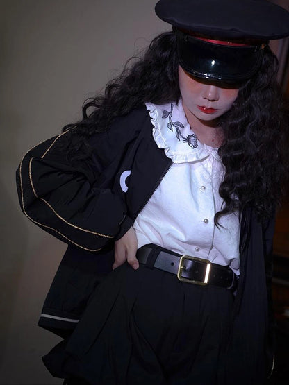 Harmony Embroidered Navy Cap