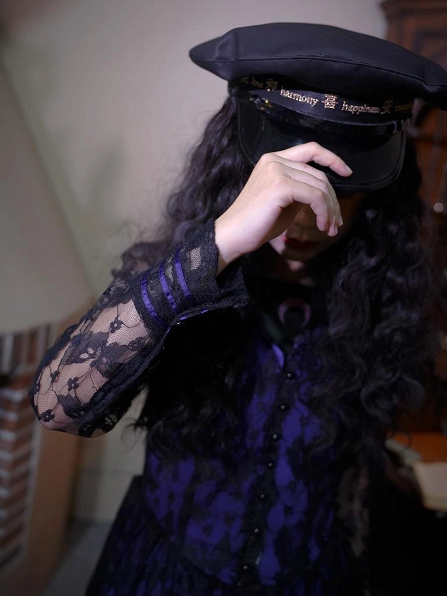 Harmony Embroidered Navy Cap