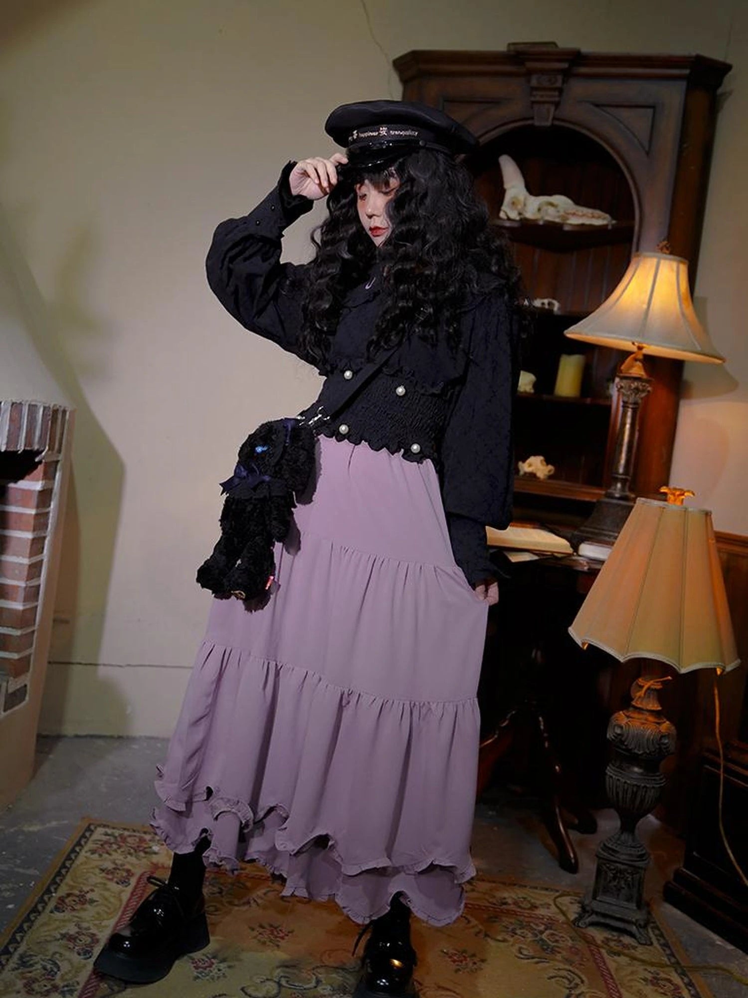 Harmony Embroidered Navy Cap