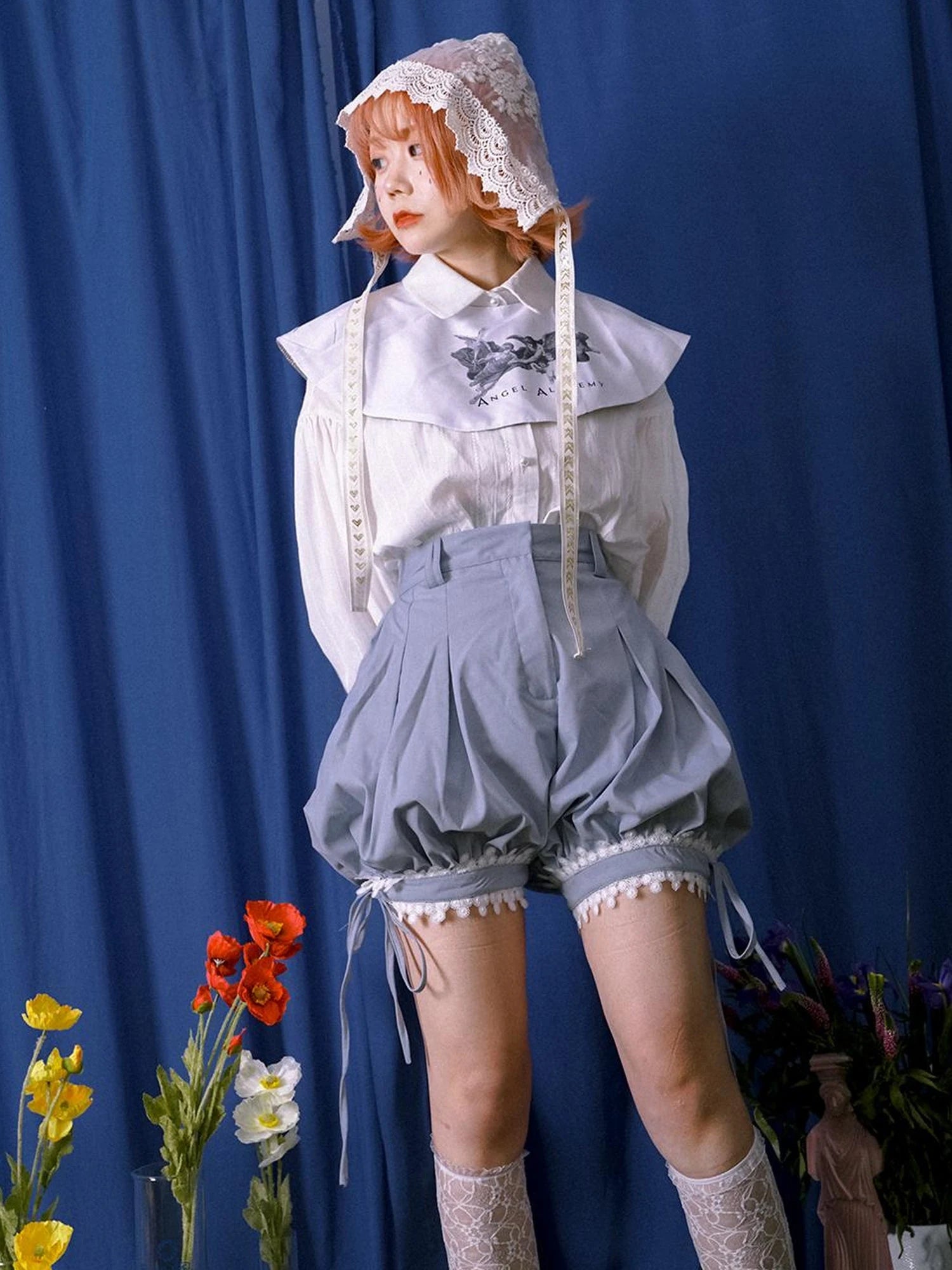 Lace Trim Bubble Shorts Day To Day Alchemy